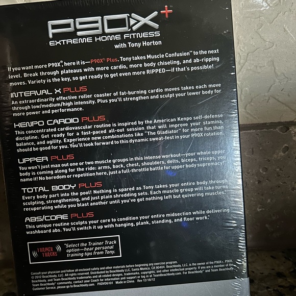 P90X plus home fitness DVDs with Tony Horton - Picture 2 of 2